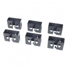 APC Cable Containment Brackets with PDU Mounting - PDU mounting brackets - black - for NetShelter SX